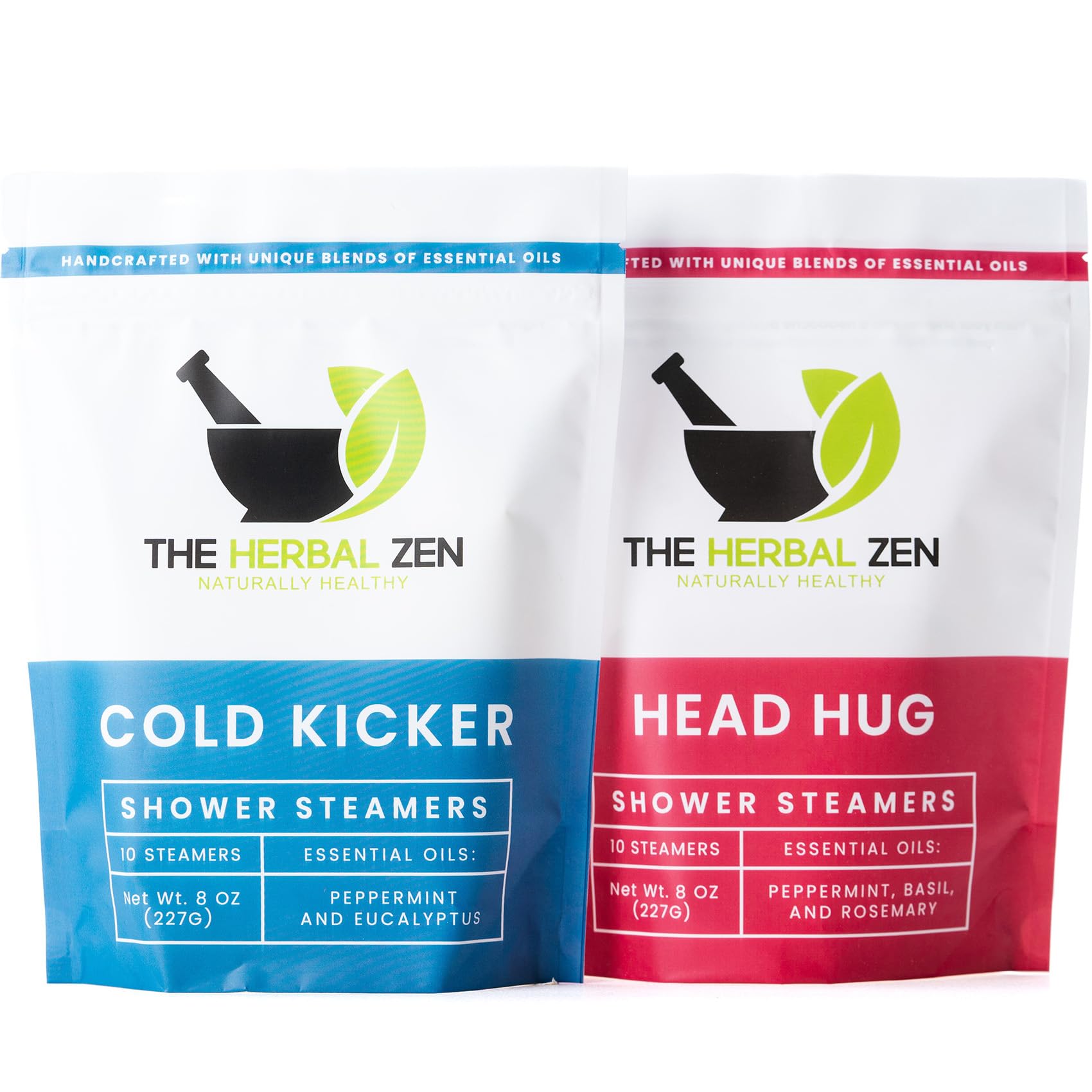 The Herbal Zen douches effervescentes Cold Kicker pour énergie matinale revitalisante
