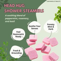 Tablettes douche The Herbal Zen 10-pack, présentation pratique et économique.