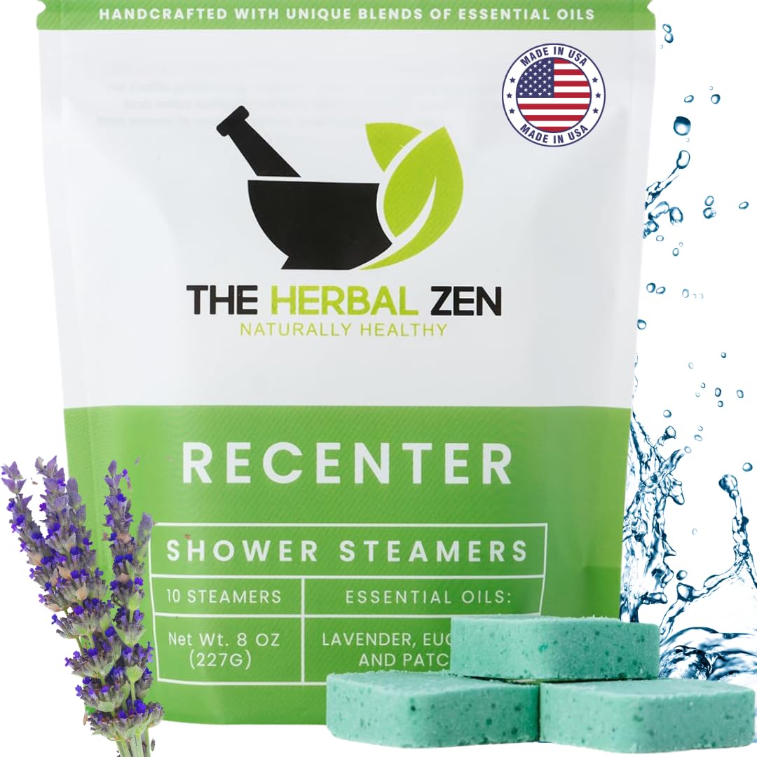 Tablettes Recenter The Herbal Zen avec lavande et eucalyptus pour relaxation à la maison