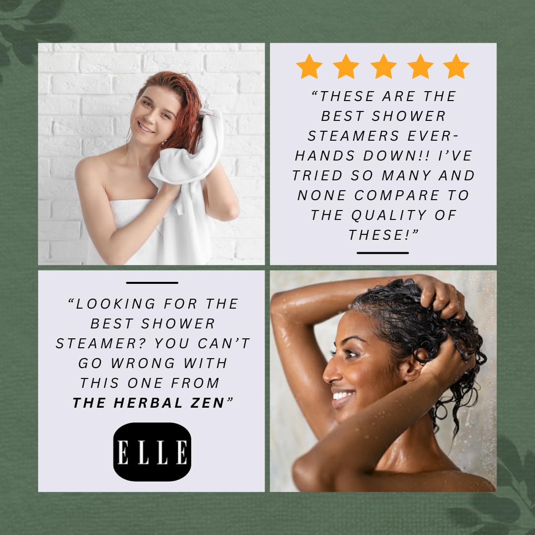 Utilisation douche The Herbal Zen, rituel bien-être dans la salle de bain.