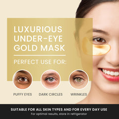 The Hollywood Eye 24K, patchs-sous-yeux application pour un regard frais.