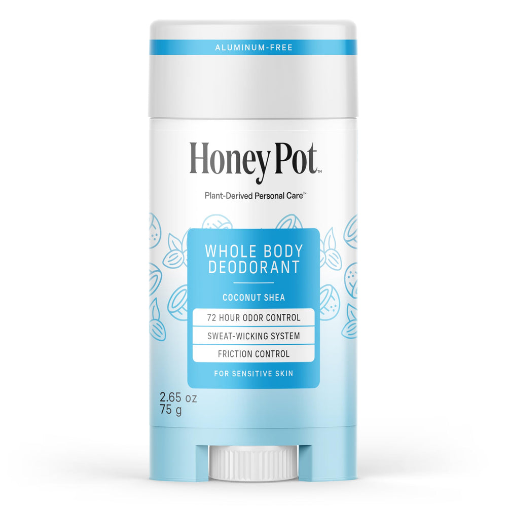 The Honey Pot Company Coconut Shea Déodorant corps flacon, fraîcheur longue durée sans aluminium
