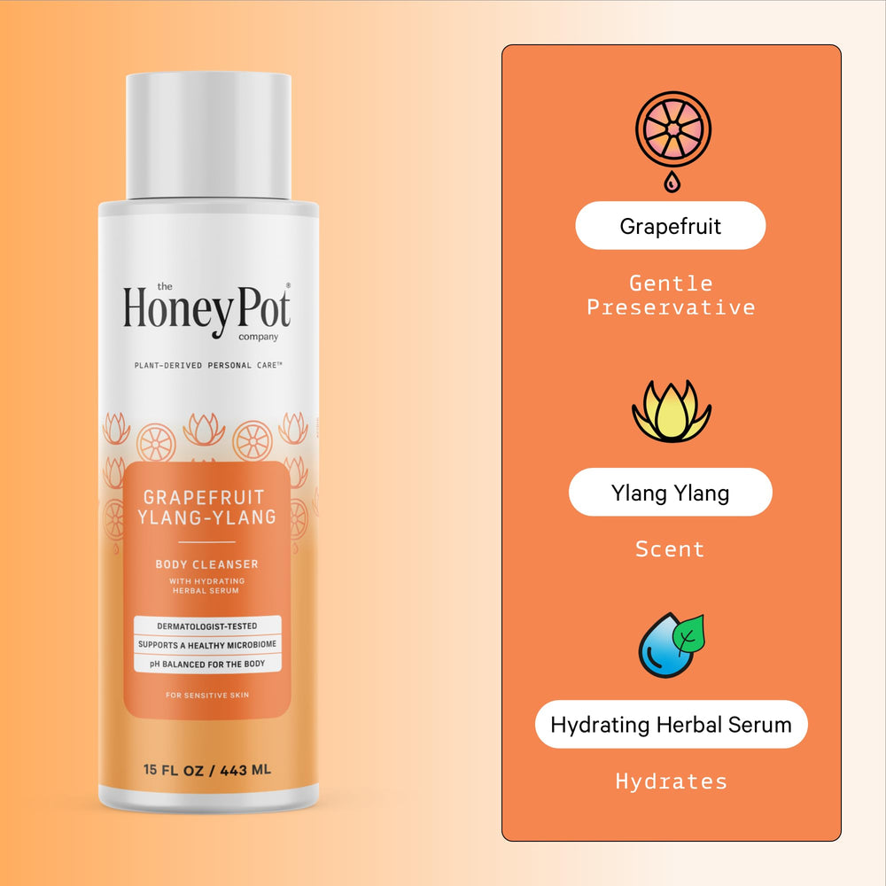 The Honey Pot Grapefruit Ylang Ylang, sérum hydratant à base de plantes pour peau douce