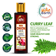 The Indie Earth extrait nigelle, soutient le cuir chevelu et la vitalité.