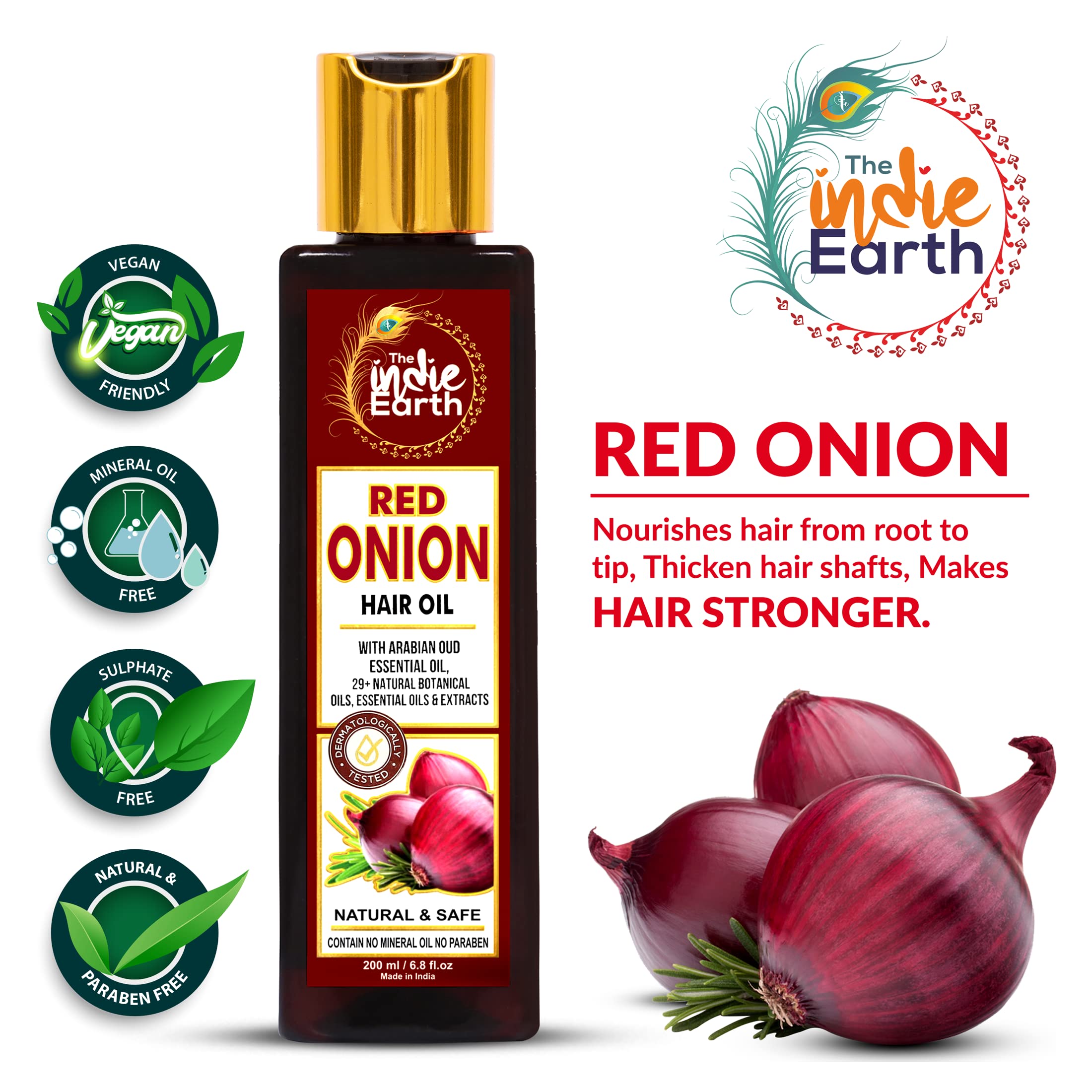 The Indie Earth huile argan-jojoba, nourrissant les longueurs et améliorant l’élasticité.