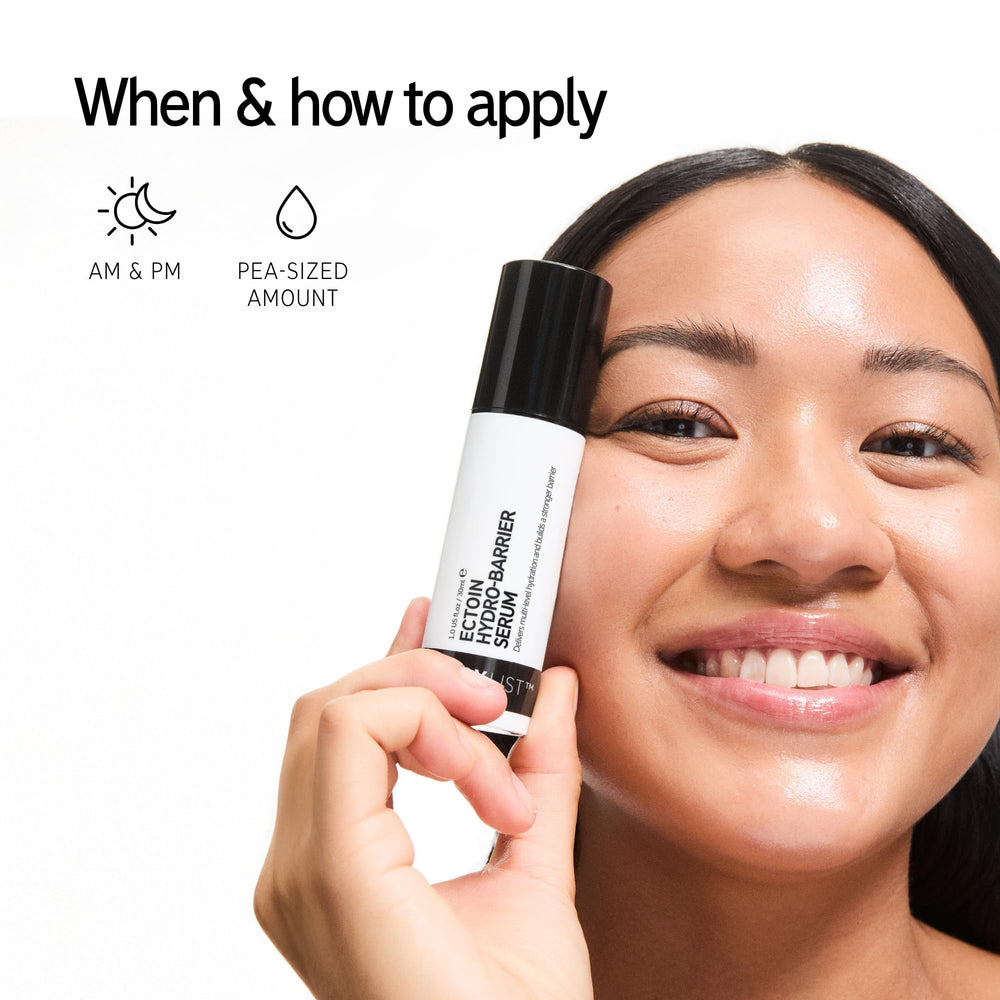 The INKEY List Ectoin Hydro-Barrier Serum — application sur visage et cou pour hydrate