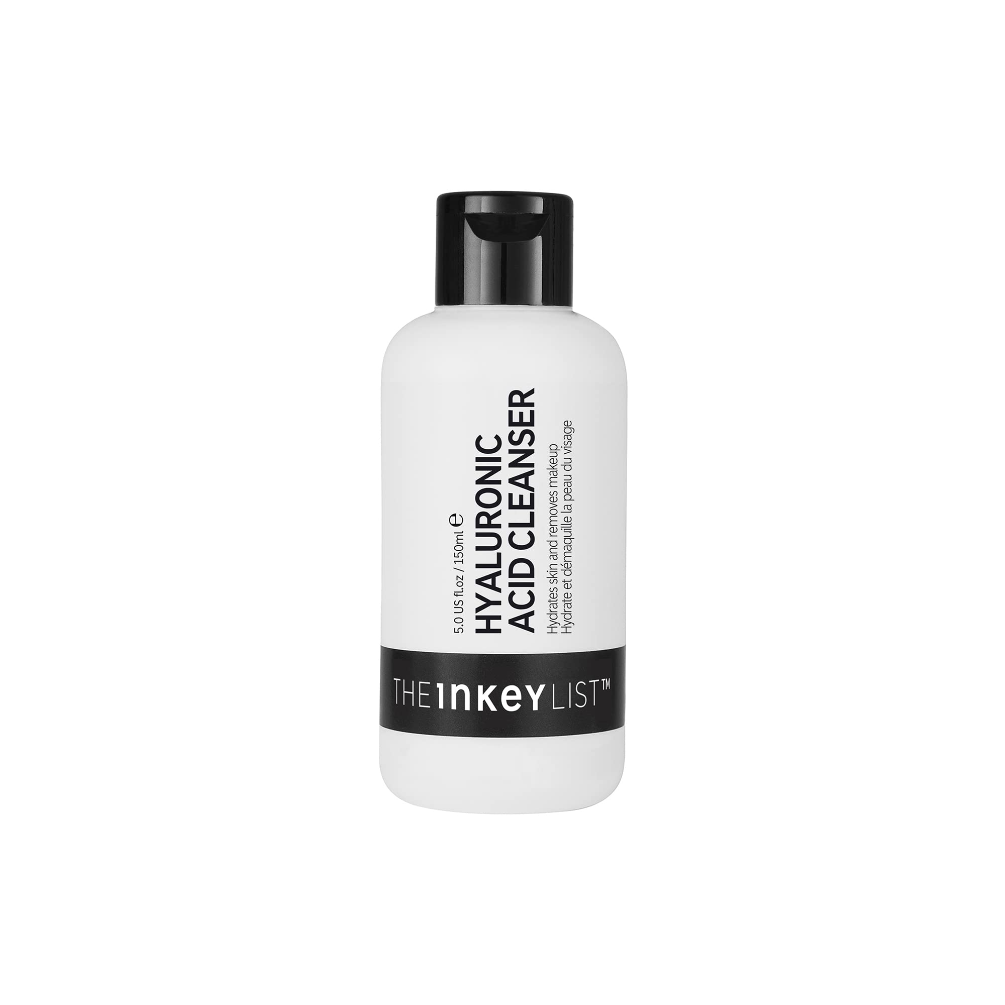 The INKEY List Nettoyant Acide Hyaluronique, bouteille visible, hydratation dès le lavage.