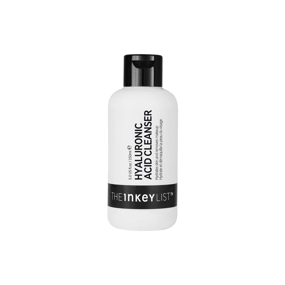 The INKEY List Nettoyant Acide Hyaluronique, bouteille visible, hydratation dès le lavage.