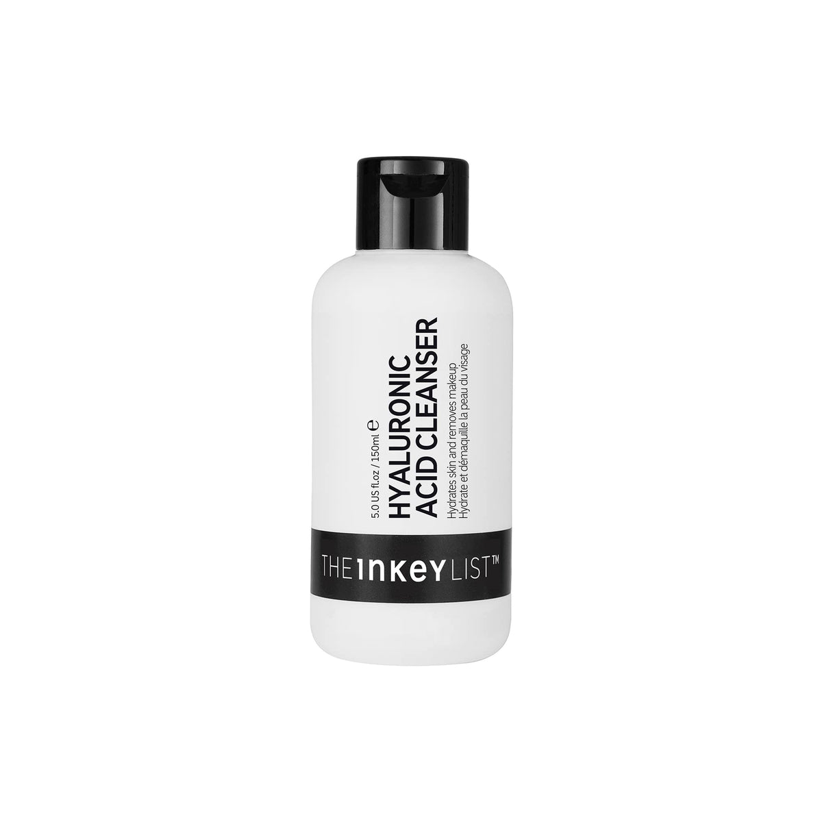 The INKEY List Nettoyant Acide Hyaluronique, bouteille visible, hydratation dès le lavage.