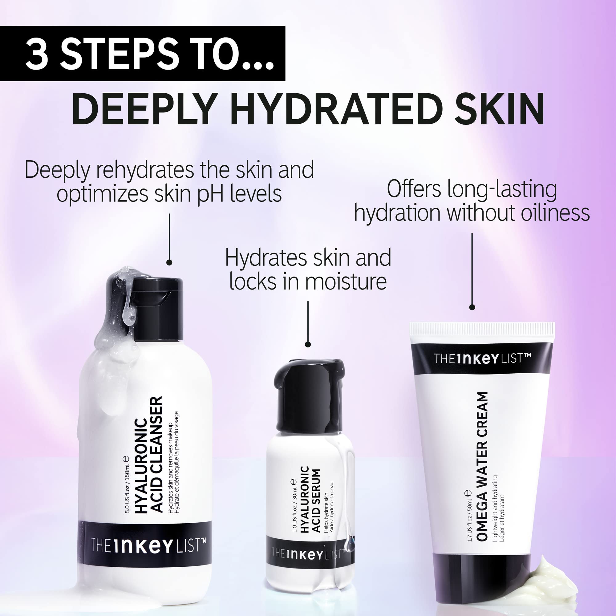 The INKEY List Nettoyant élimine maquillage et SPF en douceur.