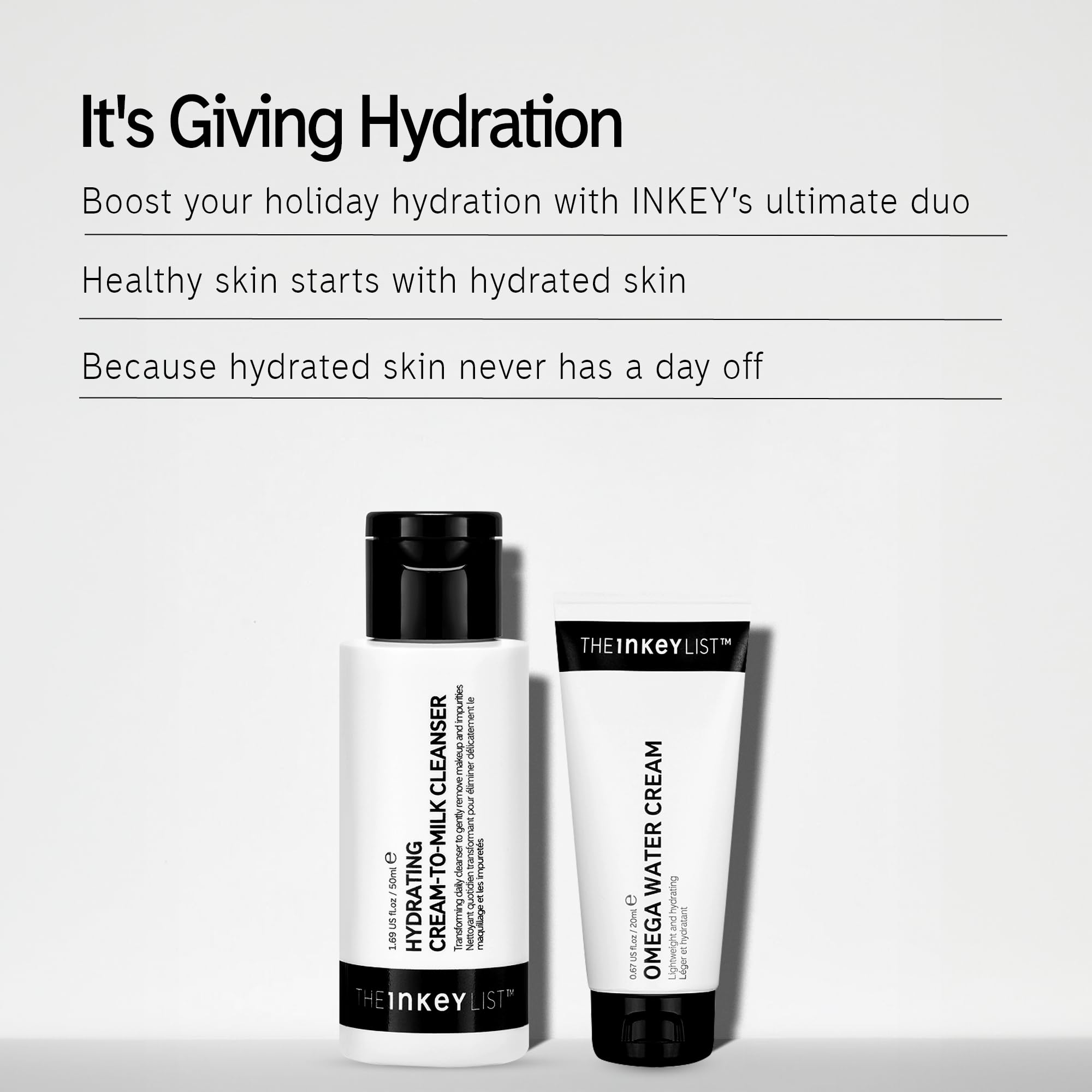 Nettoyant crème-lait The INKEY List, démaquille en douceur tout en hydratant