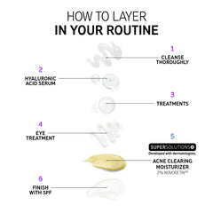 Application routine shot of The INKEY List Novoretin 2% Moisturizer on skin