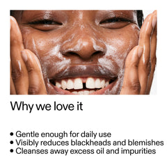 The INKEY List Salicylic Acid Cleanser foaming action demonstrates daily cleansing benefits.