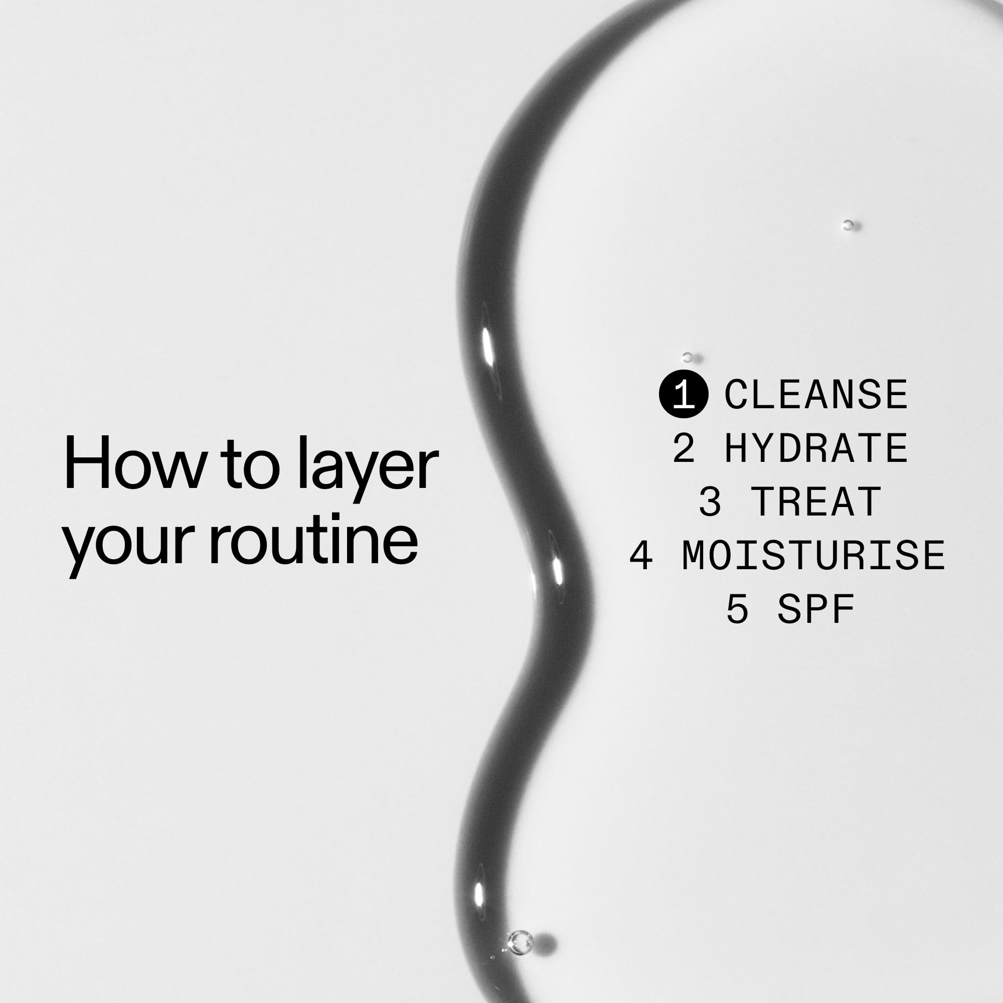 The INKEY List Salicylic Acid Cleanser close-up shows refined pores.