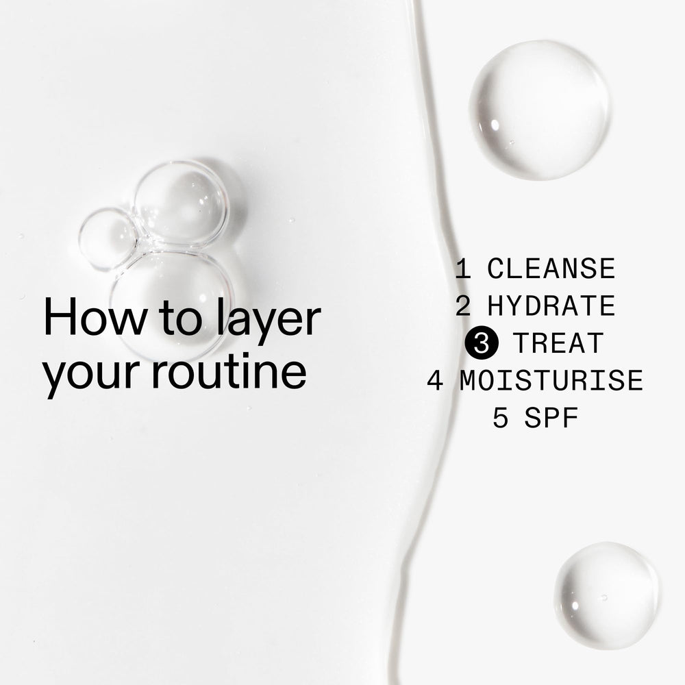 The INKEY List Collagen Peptide Serum en main assure un soin rapide matin et soir.