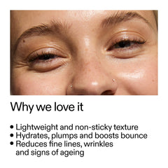 The INKEY List Collagen Peptide Serum avec goutte facilite l'application ciblée.