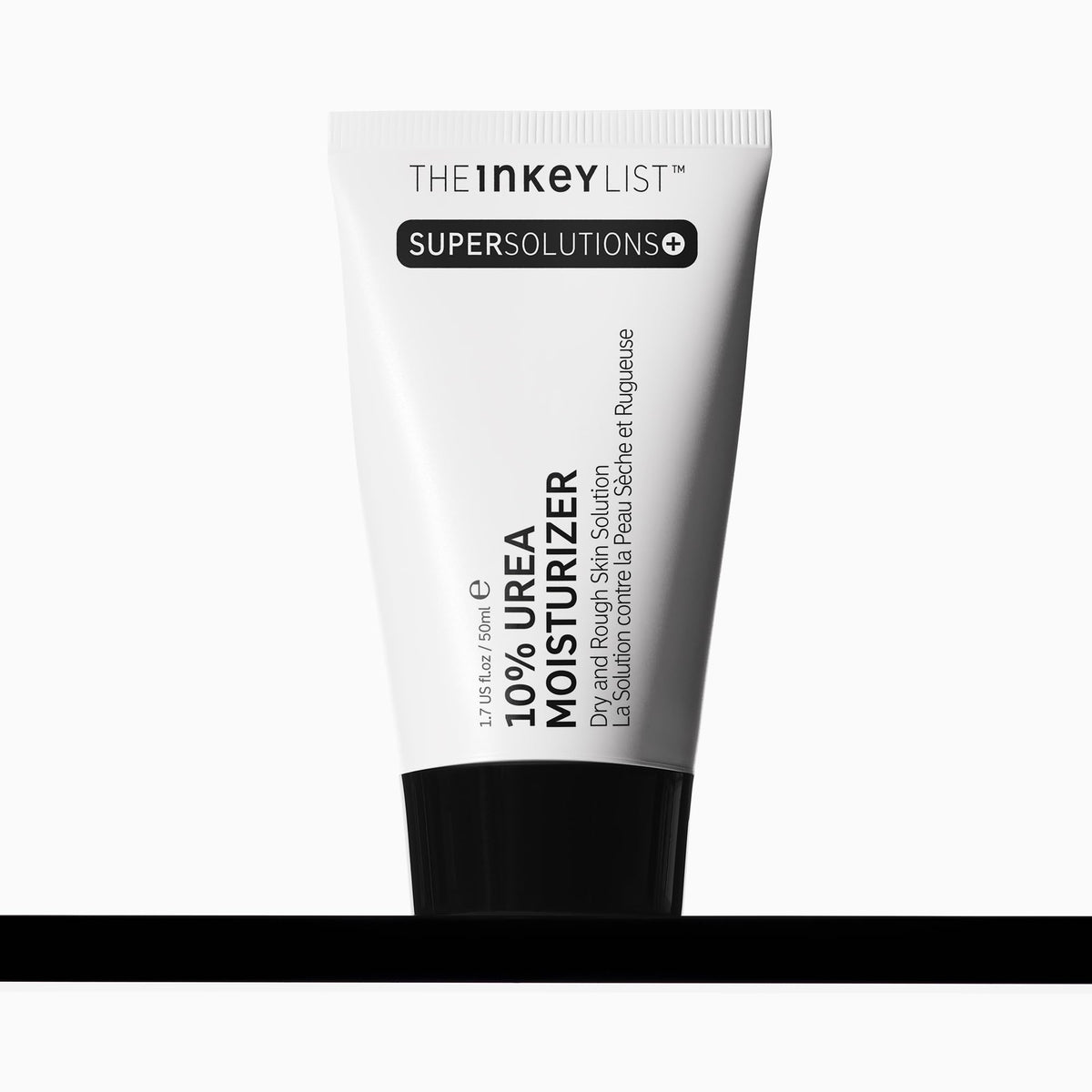 The INKEY List Urea 10% Moisturizer bottle delivers quick hydration for very dry skin.
