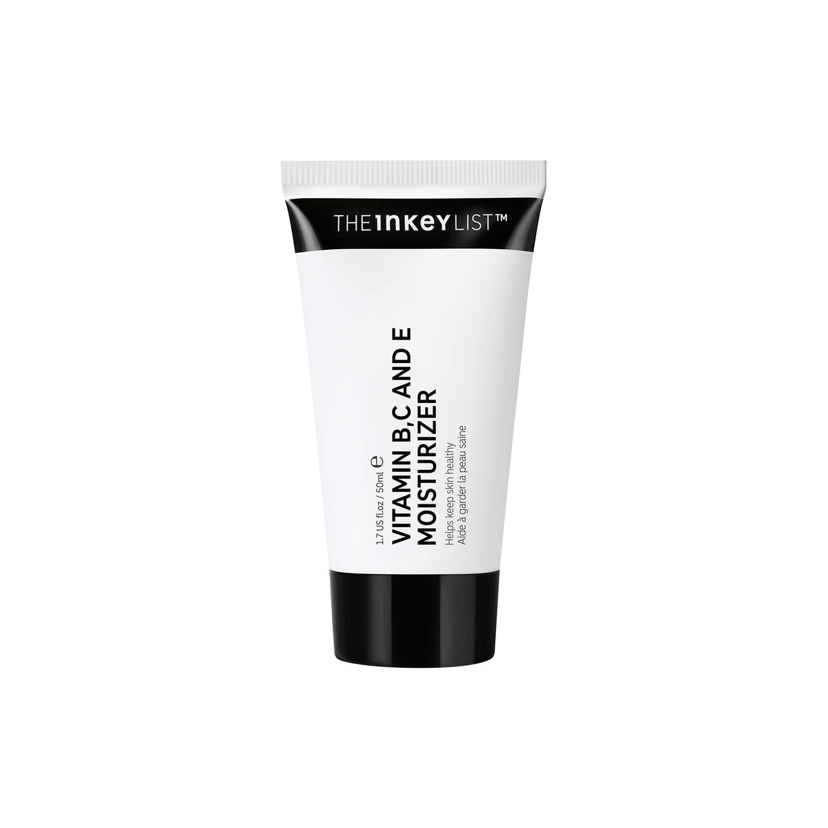 The INKEY List Vitamin B, C et E – bouteille, hydratation légère et teint frais.