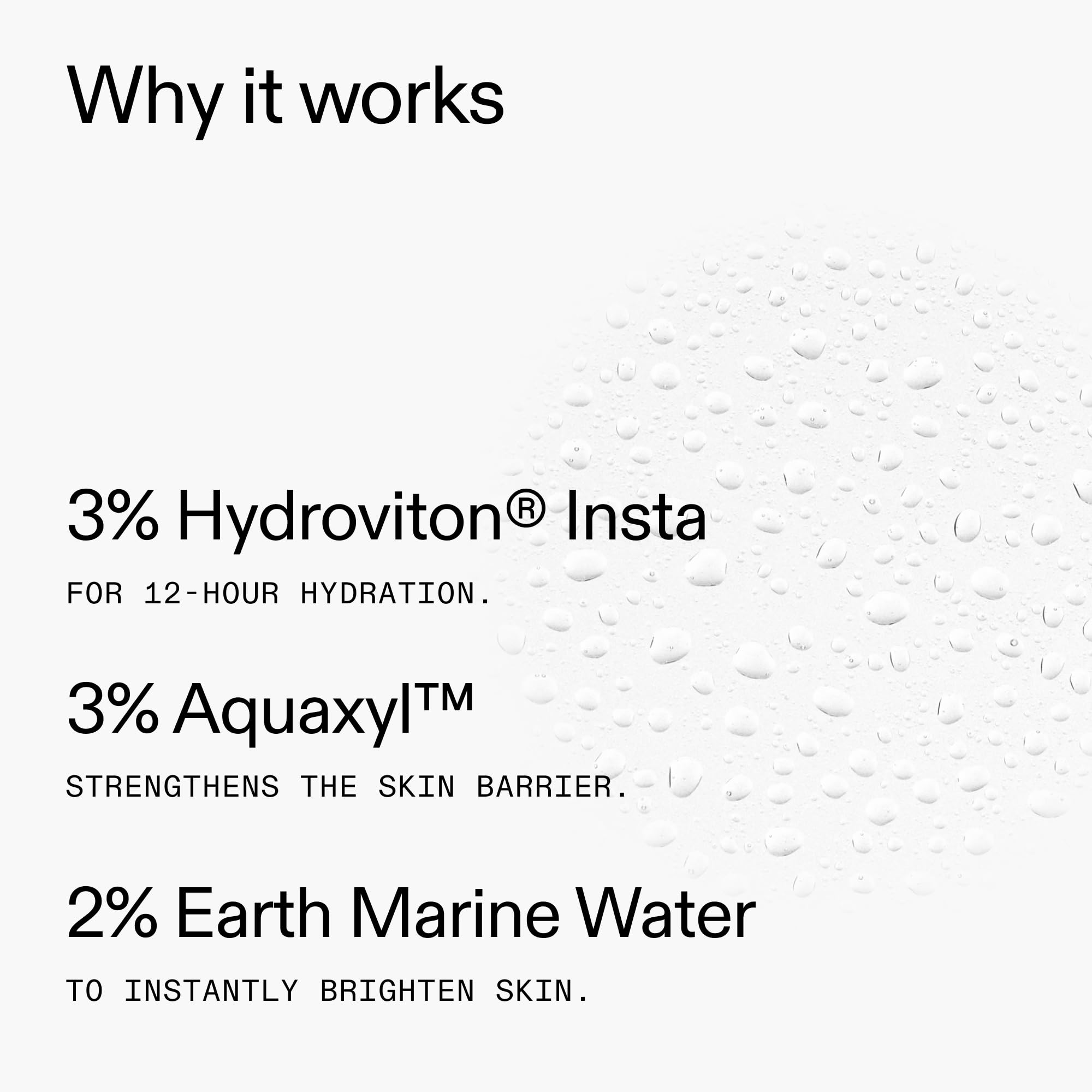 Application après nettoyage pour renforcer l'hydratation de la peau.