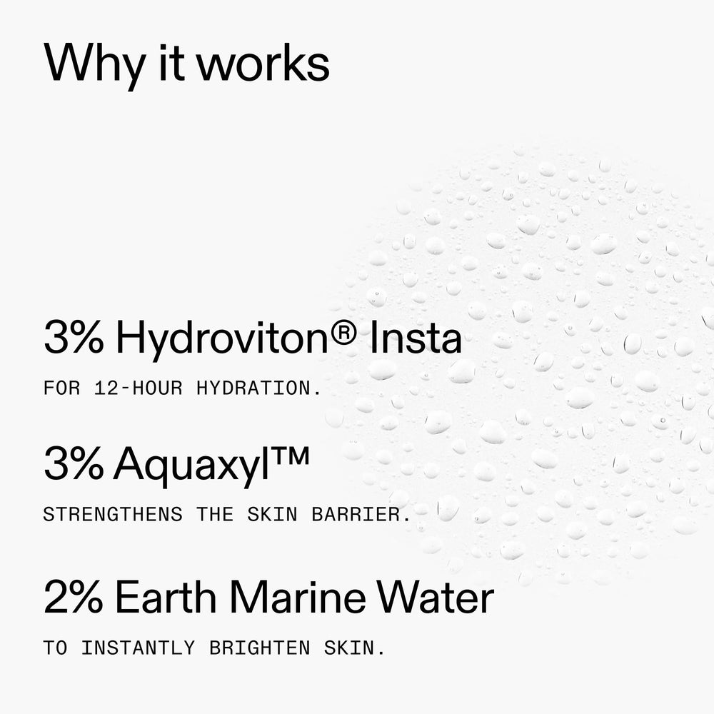 Application après nettoyage pour renforcer l'hydratation de la peau.