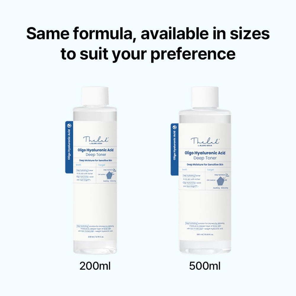 The Lab by Blanc Doux Oligo Hyaluronic Toner for sensitive skin daily use.