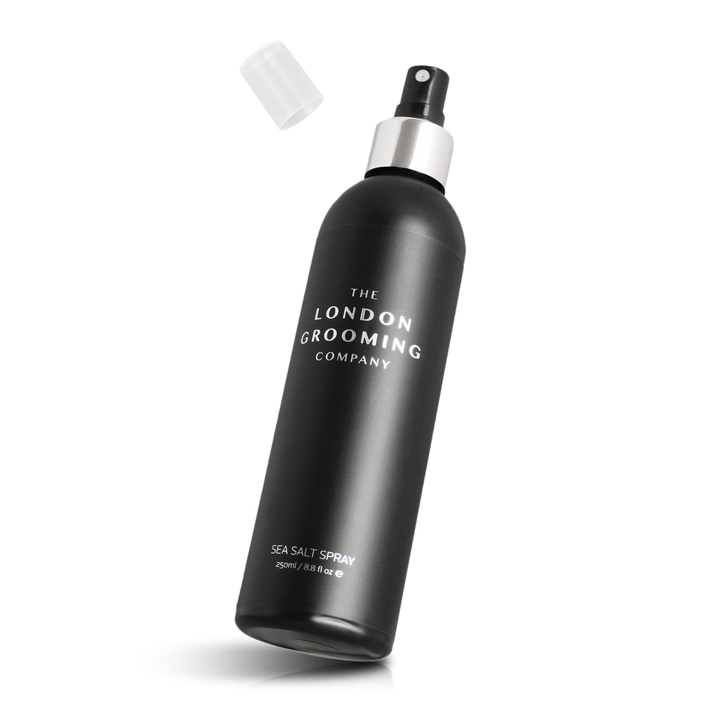 Spray Sel de Mer The London Grooming Company – bouteille prête pour un look texturisé durable.