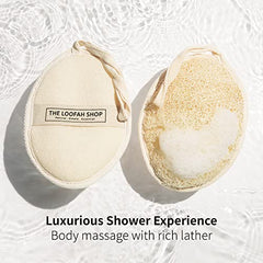 The Loofah Shop – grande taille 7×5, mousse généreuse pour une épuration efficace.