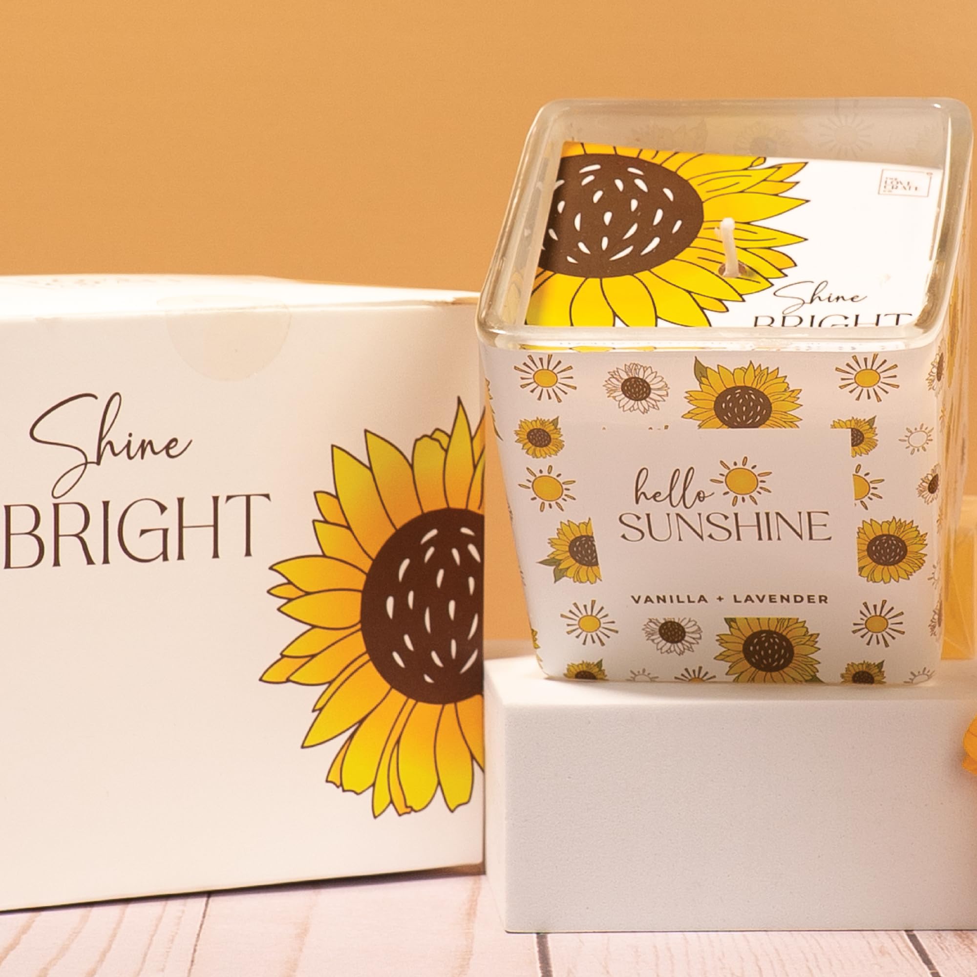 The Love Crate Co - Carte de vœux tournesol, parfaite pour offrir.