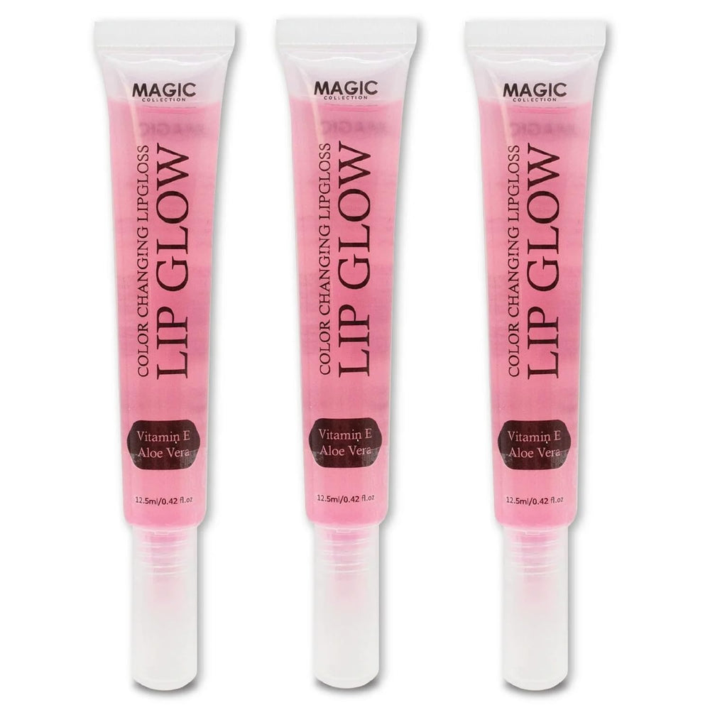 The Make-Up Artist Project Lip Glow changeant de couleur sur les lèvres, fini brillant.