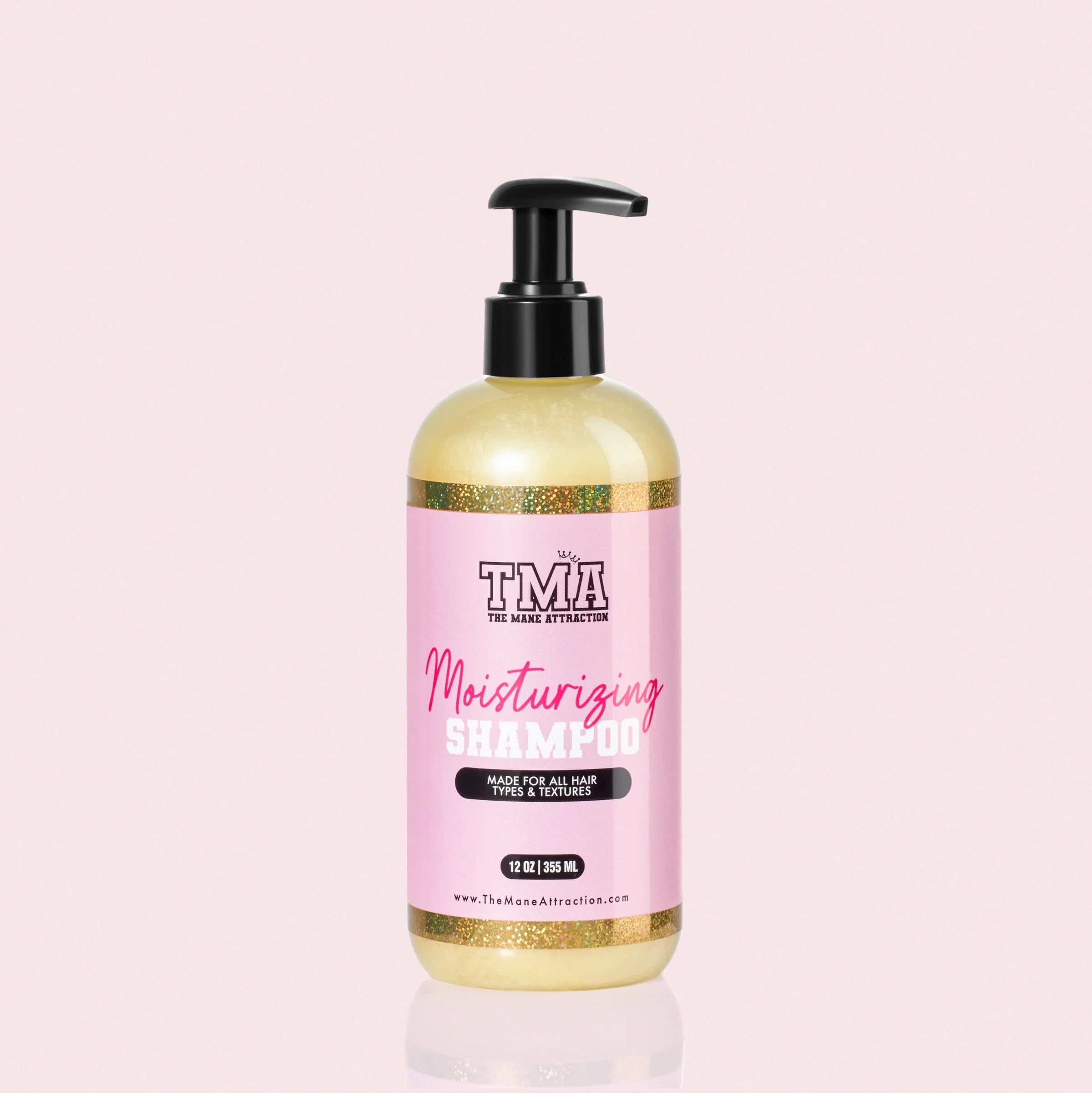 Capacité 355 ml Shampoing The Mane Attraction prêt à l'emploi.
