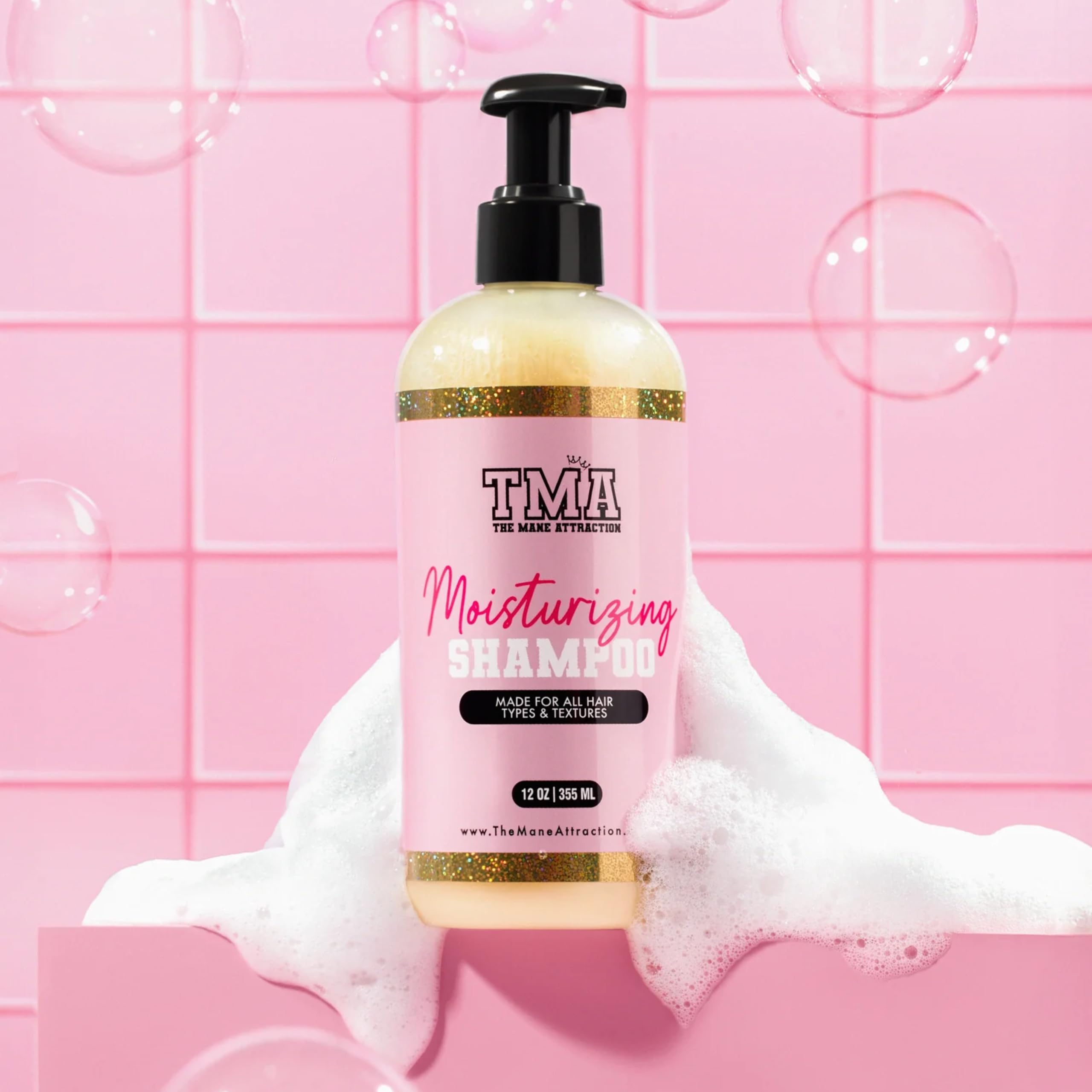 Formule sans sulfates The Mane Attraction respecte les cheveux sensibles.