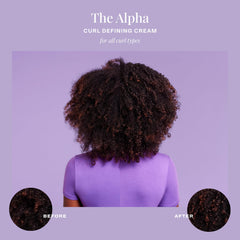 The Mane Choice Alpha Curly Cream maîtrise le frisottis et lisse les longueurs.