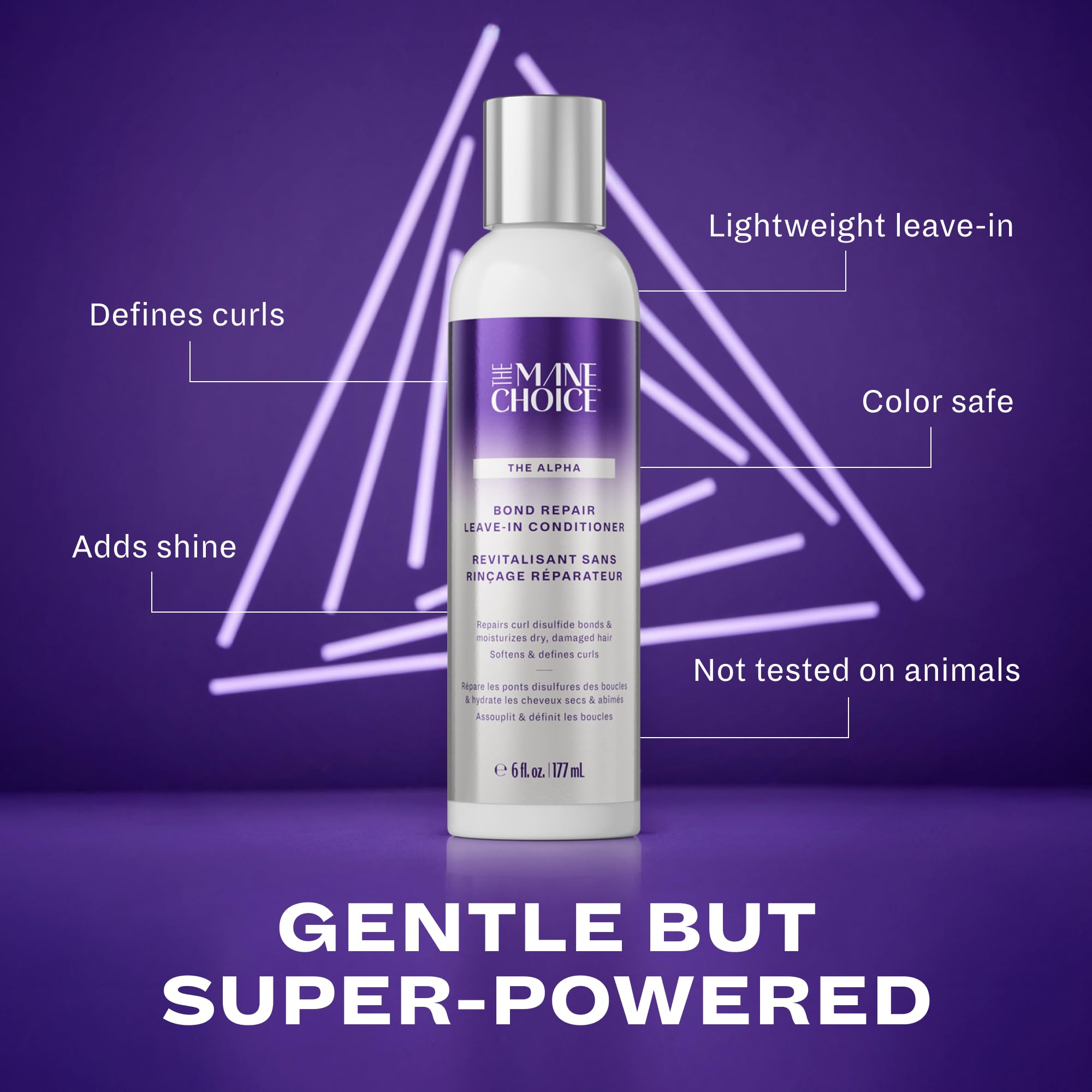 The Mane Choice Alpha Recoil Leave-In: formulation sans sulfates et sans parabènes.