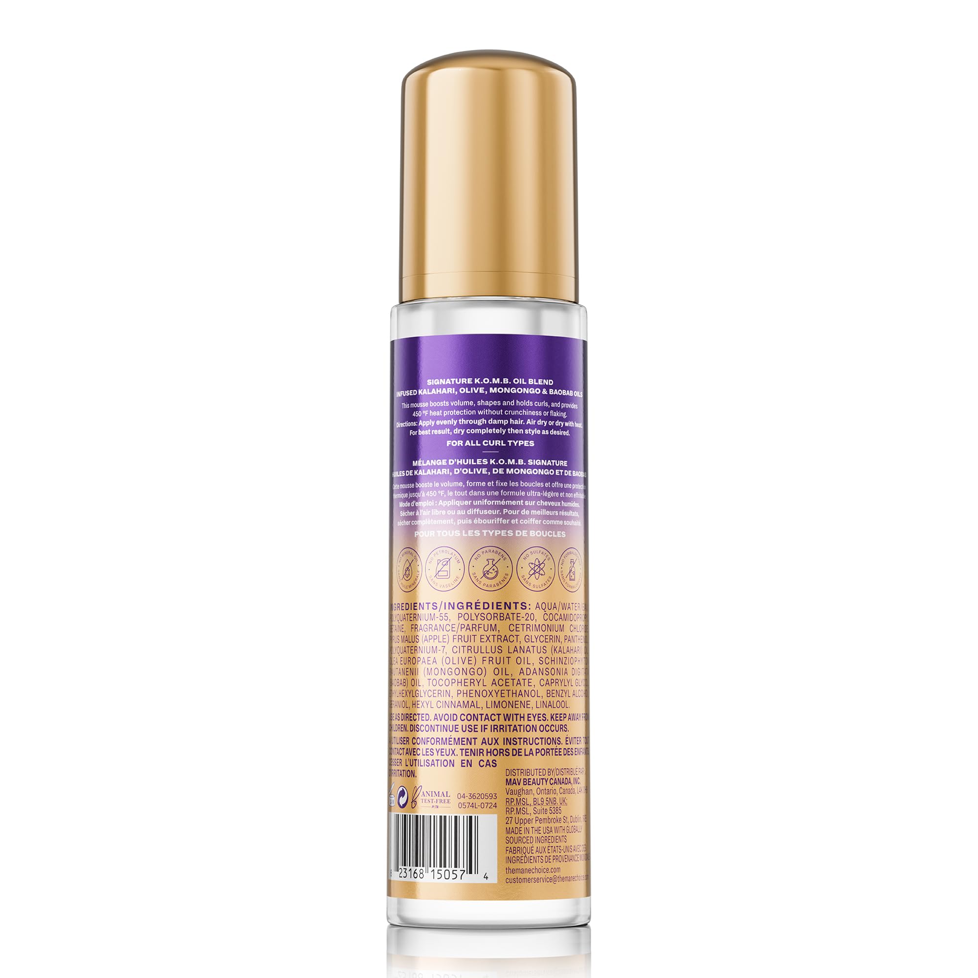 The Mane Choice Antidote Égyptien Mousse application douce et facile