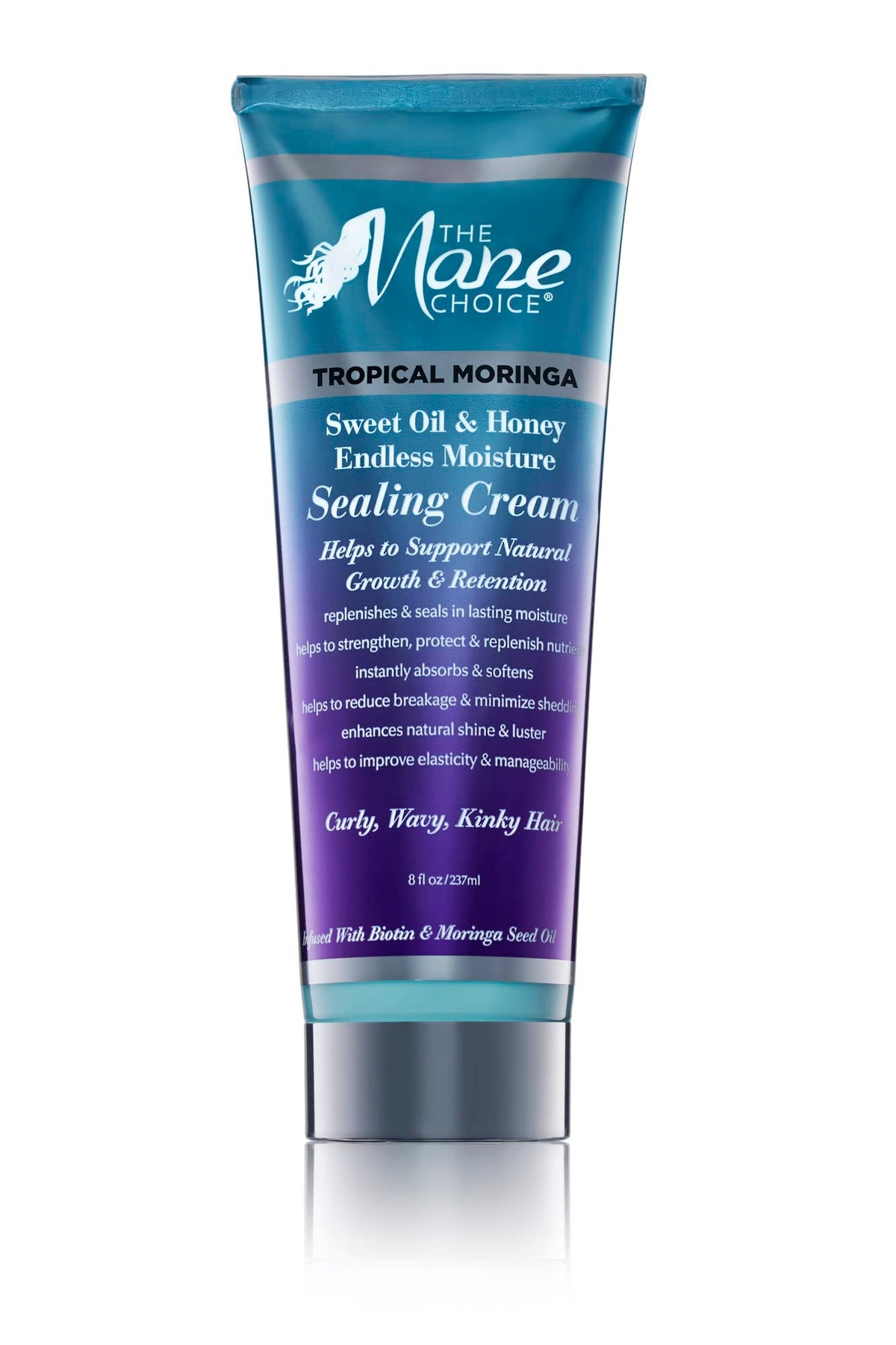 The Mane Choice – bouteille crème Endless Moisture, hydratation longue durée pour cheveux texturés.