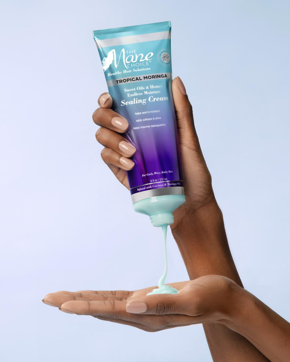 The Mane Choice – intégration à la routine bouclée pour démêlage et douceur.