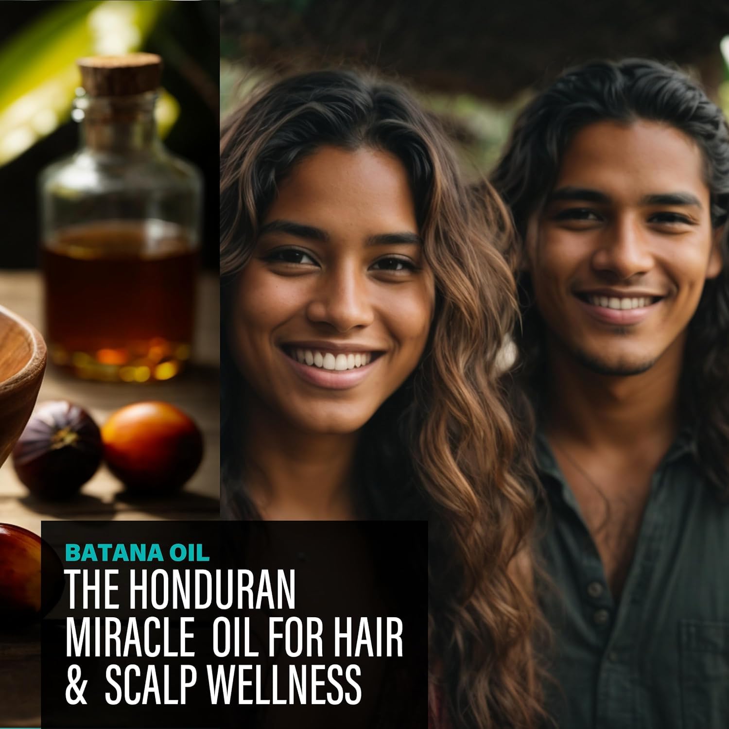 The-Mix-Up Golden Batana Oil — application aide à lisser et éclaircir les cheveux.