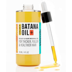 The-Mix-Up Golden Batana Oil — bouteille 4 oz, huile capillaire nourrissante pour cheveux.