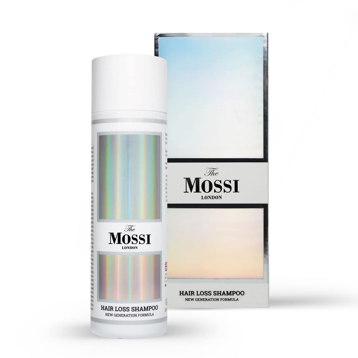 The Mossi London Shampoing Croissance Cheveux – bouteille visible, promet vitalité et brillance