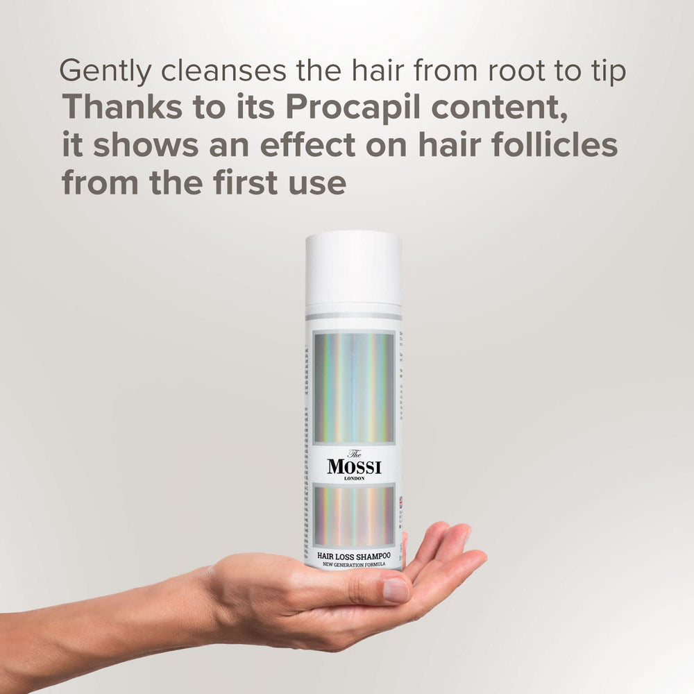 The Mossi London Shampoing – utilisation régulière, brillance et cheveux plus forts