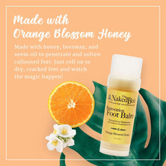 The Naked Bee Application-rouleau-pieds: application rapide et hydratation ciblée.