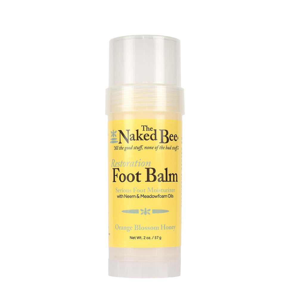The Naked Bee Baume-pieds restauration: nourrit pieds secs et apporte douceur.