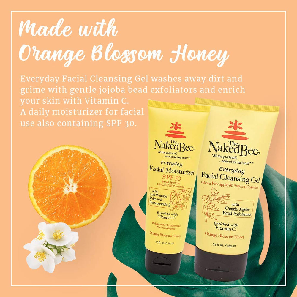 The Naked Bee billes exfoliantes jojoba: texture vivifiante et peau plus lisse.