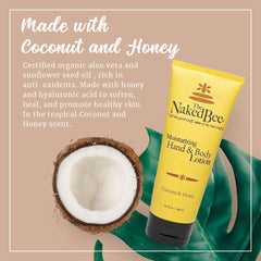 The Naked Bee Crème Mains Appliquée montre une texture légère et absorption rapide.