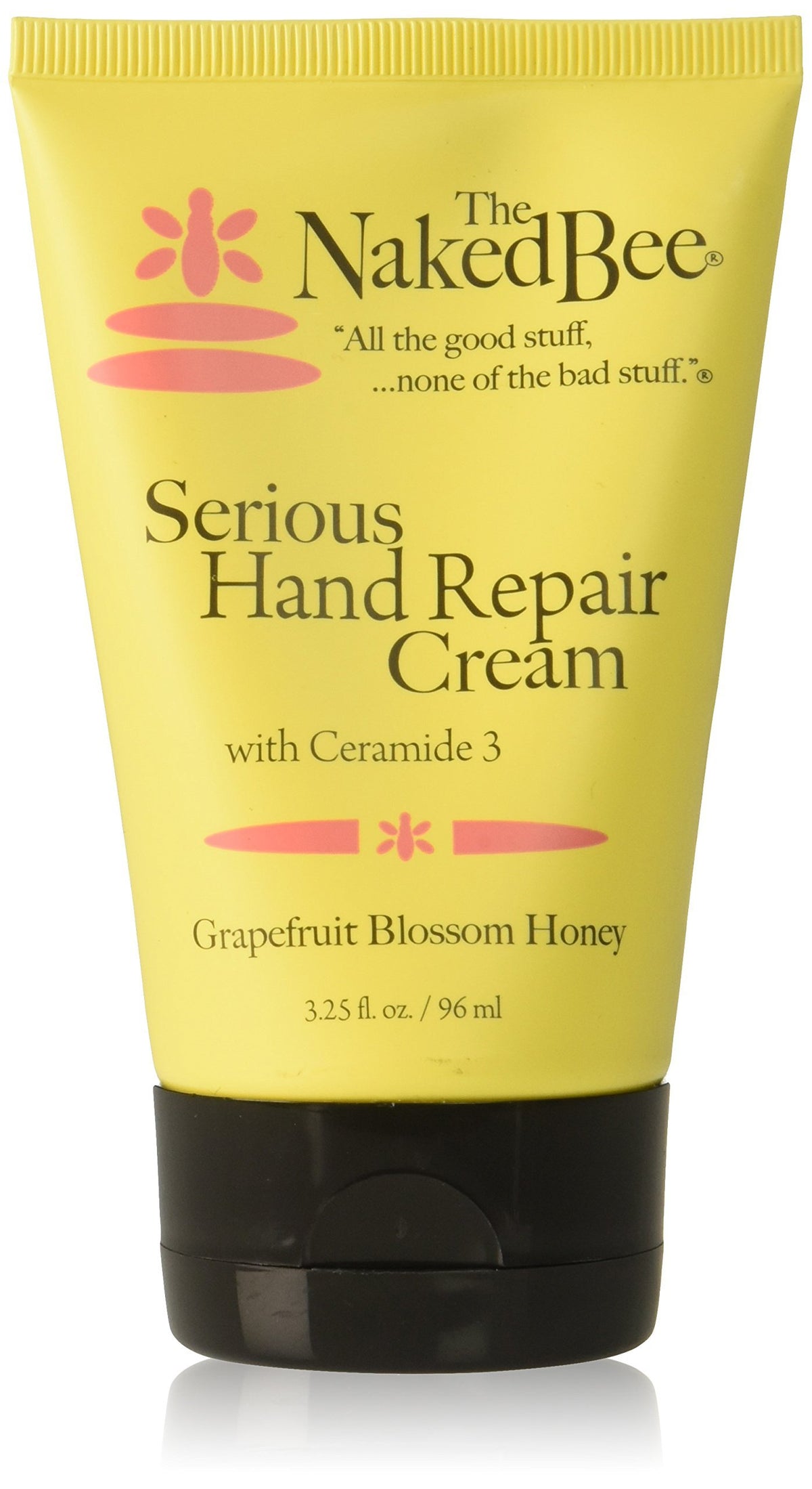 The Naked Bee Crème Mains non parfumée, emballage 236 ml, hydratation durable.