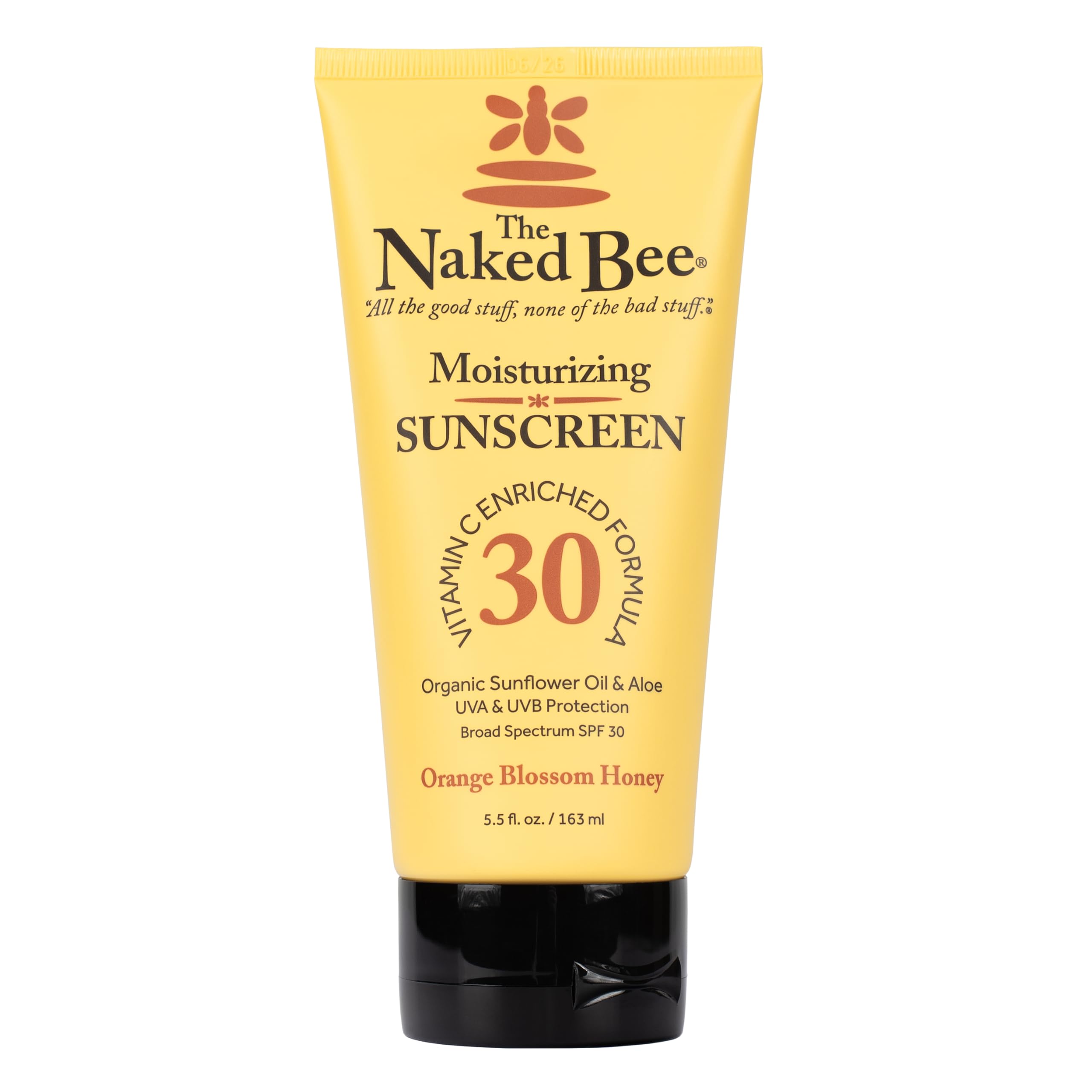 The Naked Bee crème solaire vitamine C visage et corps SPF 30 prête à l'emploi