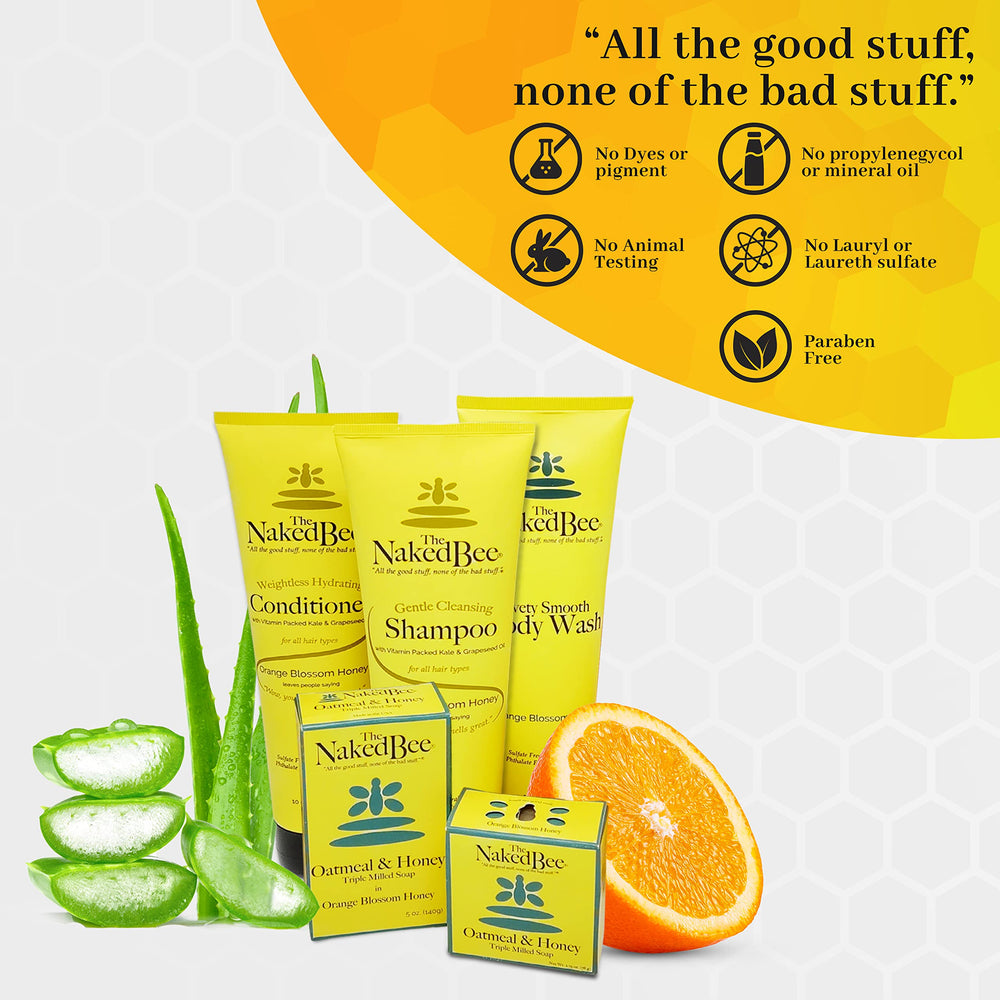The Naked Bee Gel Nettoyant Visage – enzymes d'ananas et papaye pour nettoyer en surface