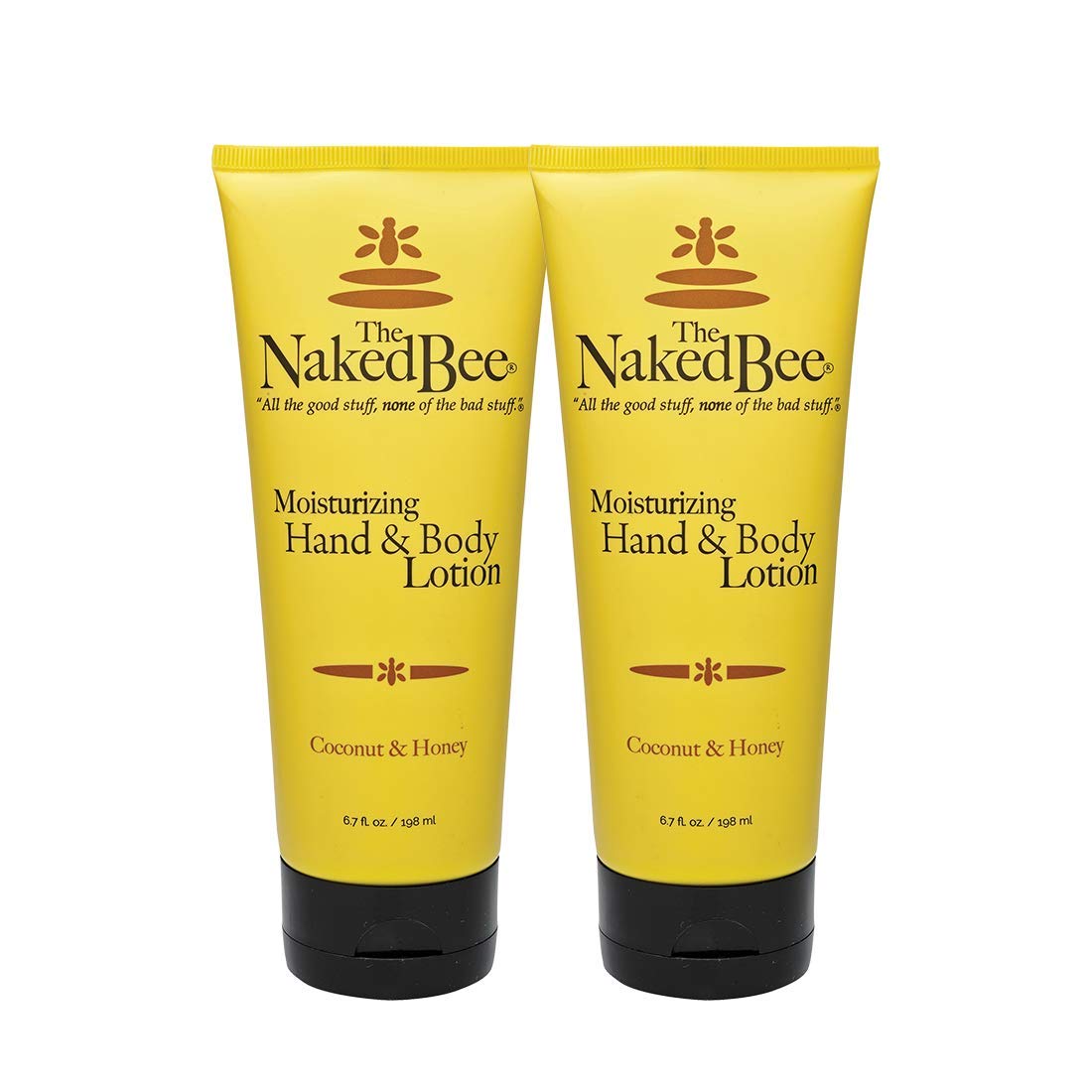 The Naked Bee Lait Hydratant Coco Miel — bouteille prête à hydrater la peau.