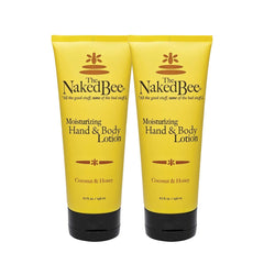 The Naked Bee Lait Hydratant Coco Miel — bouteille prête à hydrater la peau.