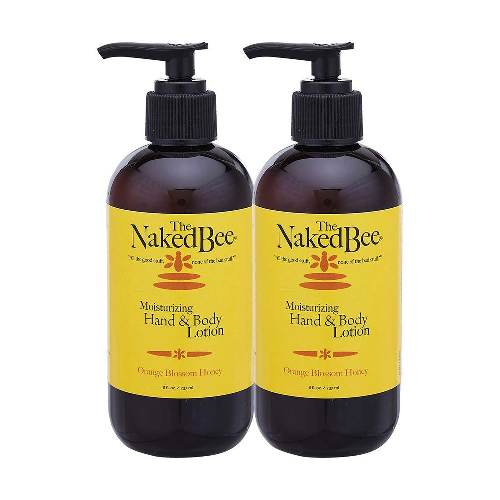 The Naked Bee lotion-mains-corps fleur-d-oranger offre hydratation durable.